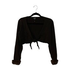 Cejon Brown Knit Cardigan